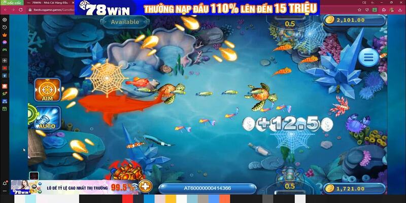 Game bắn cá mang lại cảm giác phấn khích cho ngư thủ 