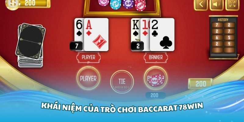 Tìm hiểu về khái niệm của trò chơi Baccarat 78Win